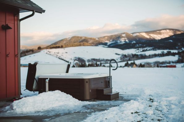 jacuzzi gebruiken in winter