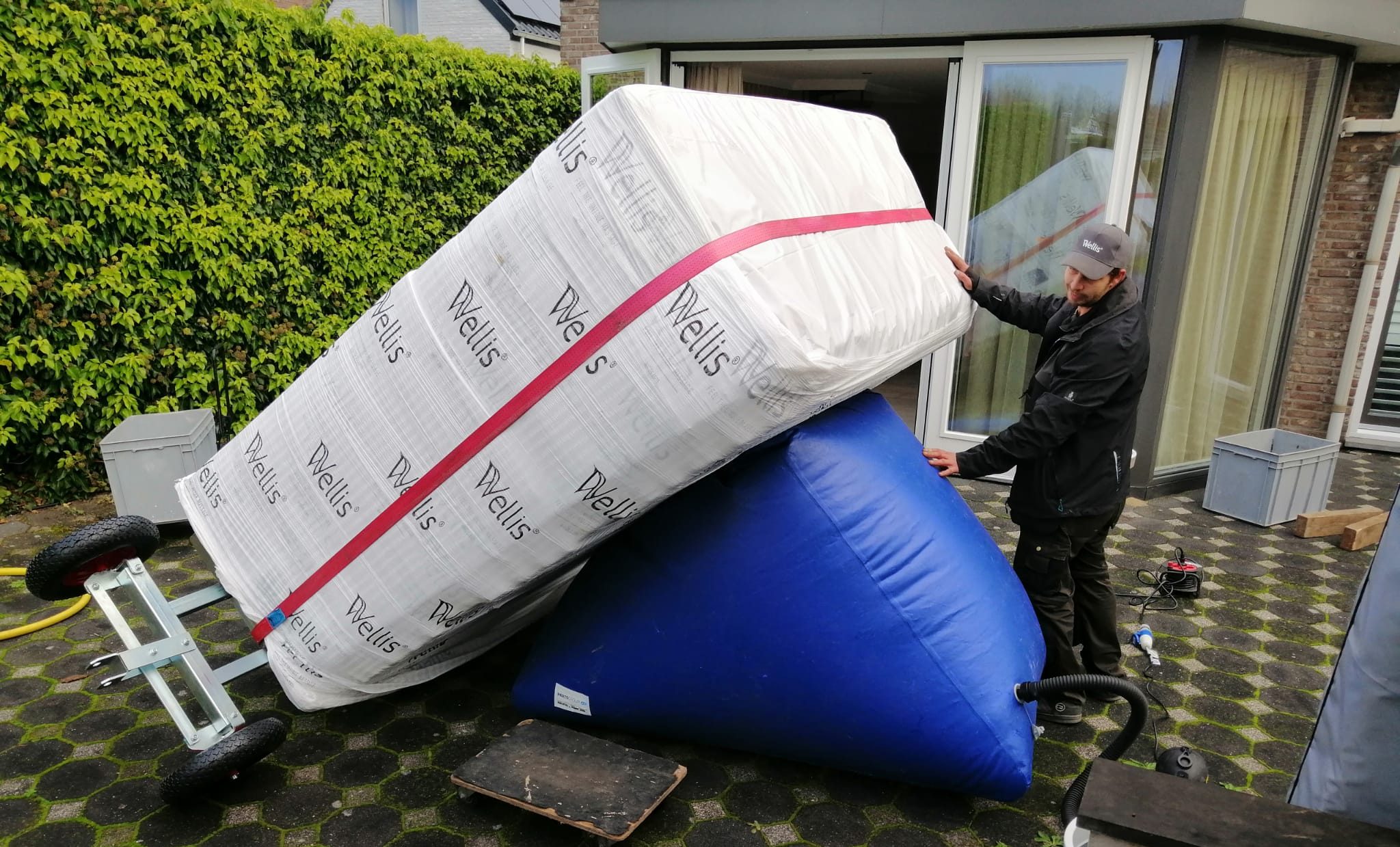 jacuzzi plaatsen in tuin