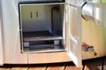 Hottub rond cedar met witte kuip