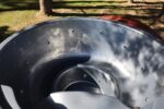 Hottub rond cedar met witte kuip